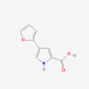4-(Furan-2-yl)-1H-pyrrole-2-carboxylic acid - 2137899-22-8