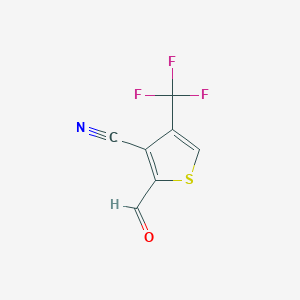 2-Formyl-4-(trifluoromethyl)thiophene-3-carbonitrile - 2243516-48-3