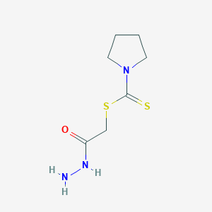 2-Hydrazino-2-oxoethyl pyrrolidine-1-carbodithioate - 374637-35-1