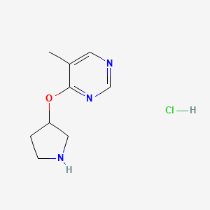 5-Methyl-4-(pyrrolidin-3-yloxy)pyrimidine hydrochloride - 1713163-97-3