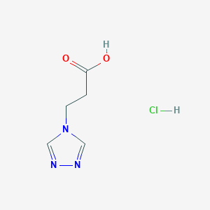 3-(4H-1,2,4-Triazol-4-yl)propanoic acid hydrochloride - 68984-23-6