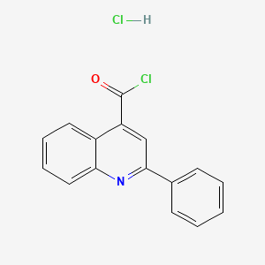 2-Phenylquinoline-4-carbonyl chloride hydrochloride - 7187-80-6