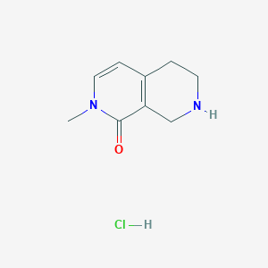 2-Methyl-5,6,7,8-tetrahydro-2,7-naphthyridin-1-one;hydrochloride - 2460754-48-5