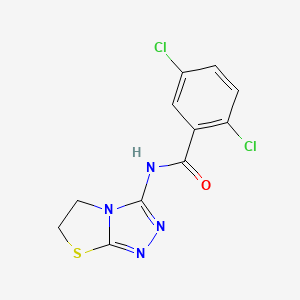 2,5-dichloro-N-(5,6-dihydrothiazolo[2,3-c][1,2,4]triazol-3-yl)benzamide - 920489-28-7
