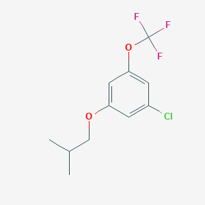 1-Chloro-3-(2-methylpropoxy)-5-(trifluoromethoxy)benzene - 1881295-72-2