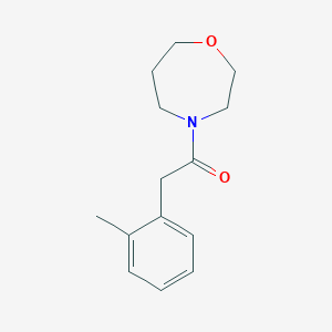1-(1,4-Oxazepan-4-yl)-2-(o-tolyl)ethan-1-one - 2320224-84-6