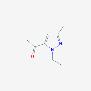 1-(1-ethyl-3-methyl-1H-pyrazol-5-yl)ethan-1-one - 1263215-03-7