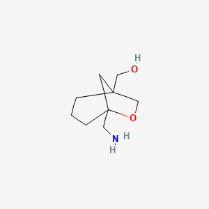 [5-(Aminomethyl)-6-oxabicyclo[3.2.1]octan-1-yl]methanol - 2253630-92-9