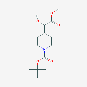 Tert-butyl 4-(1-hydroxy-2-methoxy-2-oxoethyl)piperidine-1-carboxylate - 2120439-13-4
