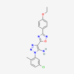 1-(5-chloro-2-methylphenyl)-4-(3-(4-ethoxyphenyl)-1,2,4-oxadiazol-5-yl)-1H-1,2,3-triazol-5-amine - 899999-44-1