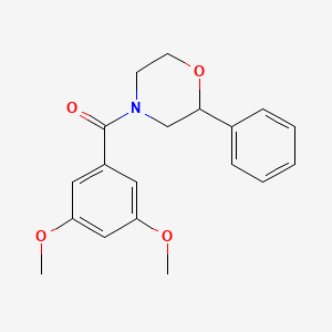(3,5-Dimethoxyphenyl)(2-phenylmorpholino)methanone - 954065-97-5