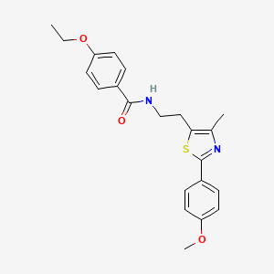 4-ethoxy-N-{2-[2-(4-methoxyphenyl)-4-methyl-1,3-thiazol-5-yl]ethyl}benzamide - 893996-04-8