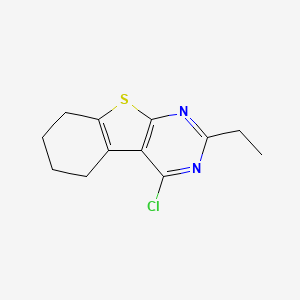 4-Chloro-2-ethyl-5,6,7,8-tetrahydrobenzo[4,5]thieno[2,3-d]pyrimidine - 401511-17-9