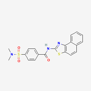 4-(DIMETHYLSULFAMOYL)-N-{NAPHTHO[1,2-D][1,3]THIAZOL-2-YL}BENZAMIDE - 315240-73-4
