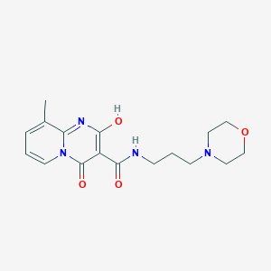 2-hydroxy-9-methyl-N-[3-(morpholin-4-yl)propyl]-4-oxo-4H-pyrido[1,2-a]pyrimidine-3-carboxamide - 886895-50-7
