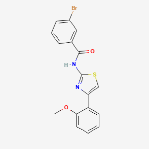 3-bromo-N-[4-(2-methoxyphenyl)-1,3-thiazol-2-yl]benzamide - 313500-44-6