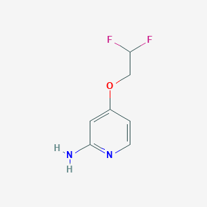 4-(2,2-Difluoroethoxy)pyridin-2-amine - 1566071-01-9