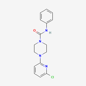 4-(6-chloropyridin-2-yl)-N-phenylpiperazine-1-carboxamide - 338778-03-3