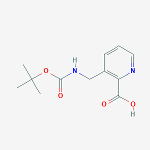 3-[[(2-Methylpropan-2-yl)oxycarbonylamino]methyl]pyridine-2-carboxylic acid - 903094-64-4