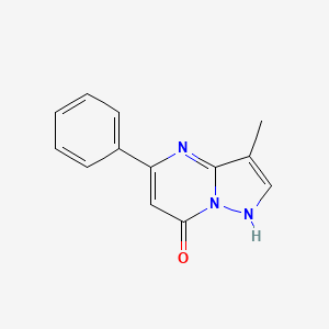3-methyl-5-phenyl-4H,7H-pyrazolo[1,5-a]pyrimidin-7-one - 1918008-18-0