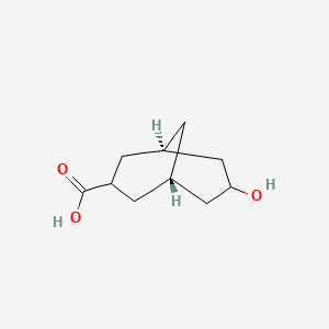 (1S,5R)-7-Hydroxybicyclo[3.3.1]nonane-3-carboxylic acid - 2096988-66-6