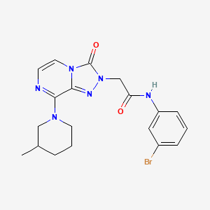 N-(3-bromophenyl)-2-[8-(3-methylpiperidin-1-yl)-3-oxo[1,2,4]triazolo[4,3-a]pyrazin-2(3H)-yl]acetamide - 1251551-66-2