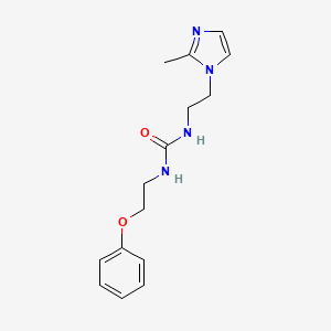1-(2-(2-methyl-1H-imidazol-1-yl)ethyl)-3-(2-phenoxyethyl)urea - 1396706-63-0