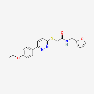 2-{[6-(4-ethoxyphenyl)pyridazin-3-yl]sulfanyl}-N-[(furan-2-yl)methyl]acetamide - 895457-84-8