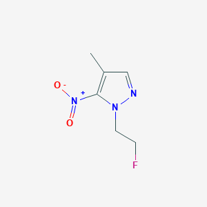 1-(2-Fluoroethyl)-4-methyl-5-nitro-1H-pyrazole - 1458593-53-7
