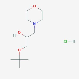 1-(Tert-butoxy)-3-morpholinopropan-2-ol hydrochloride - 1185564-61-7