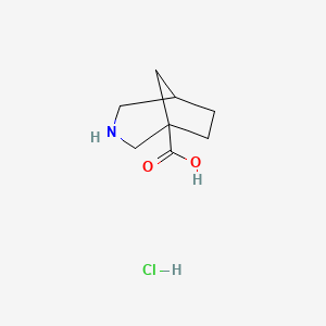 3-Azabicyclo[3.2.1]octane-1-carboxylic acid hydrochloride - 2230806-97-8