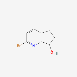 2-Bromo-6,7-dihydro-5H-cyclopenta[b]pyridin-7-ol - 2376147-37-2
