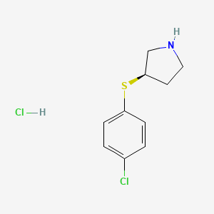 (R)-3-((4-Chlorophenyl)thio)pyrrolidine hydrochloride - 1354019-50-3