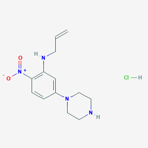 N-allyl-2-nitro-5-piperazin-1-ylaniline hydrochloride - 827035-60-9