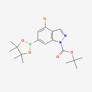 1-BOC-4-Bromoindazole-6-boronic acid pinacol ester - 2377610-71-2