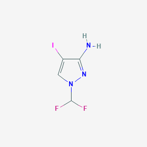 1-(difluoromethyl)-4-iodo-1H-pyrazol-3-amine - 2226033-90-3
