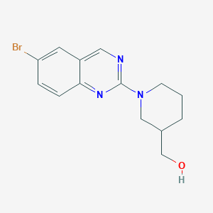 [1-(6-Bromoquinazolin-2-yl)piperidin-3-yl]methanol - 2415623-38-8