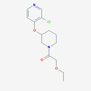 1-(3-((3-Chloropyridin-4-yl)oxy)piperidin-1-yl)-2-ethoxyethanone - 2034619-76-4