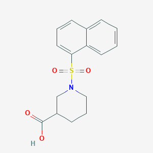 1-(Naphthalen-1-ylsulfonyl)piperidine-3-carboxylic acid - 1710846-08-4