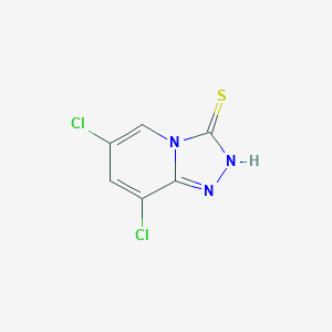 6,8-Dichloro-[1,2,4]triazolo[4,3-a]pyridine-3-thiol - 243444-81-7