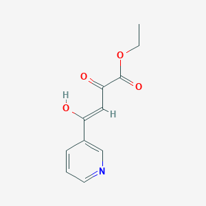 Ethyl (2Z)-2-hydroxy-4-oxo-4-(pyridin-3-yl)but-2-enoate - 778531-36-5