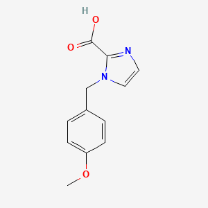 1-[(4-Methoxyphenyl)methyl]-1H-imidazole-2-carboxylic acid - 732206-58-5