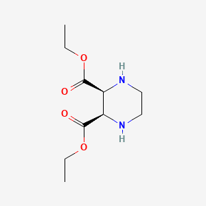 (2S,3R)-diethyl piperazine-2,3-dicarboxylate - 1217629-75-8