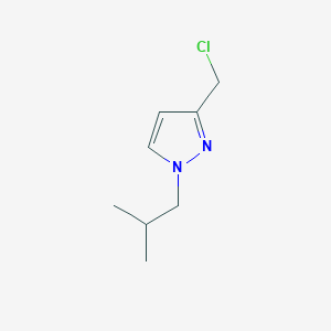 3-(Chloromethyl)-1-(2-methylpropyl)-1H-pyrazole - 1824054-77-4
