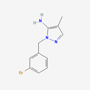 1-(3-Bromobenzyl)-4-methyl-1H-pyrazol-5-amine - 1152526-82-3