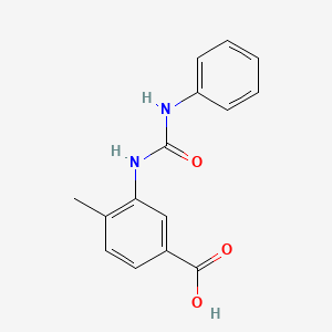 4-Methyl-3-[(phenylcarbamoyl)amino]benzoic acid - 182957-95-5