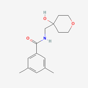 N-[(4-hydroxyoxan-4-yl)methyl]-3,5-dimethylbenzamide - 1351647-07-8