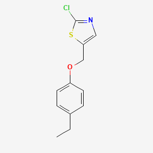 2-Chloro-5-[(4-ethylphenoxy)methyl]-1,3-thiazole - 672950-03-7