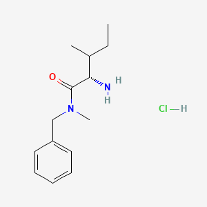 (2S)-2-amino-N-benzyl-N,3-dimethylpentanamide hydrochloride - 1423017-81-5