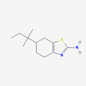 6-(2-Methylbutan-2-yl)-4,5,6,7-tetrahydro-1,3-benzothiazol-2-amine - 676348-29-1